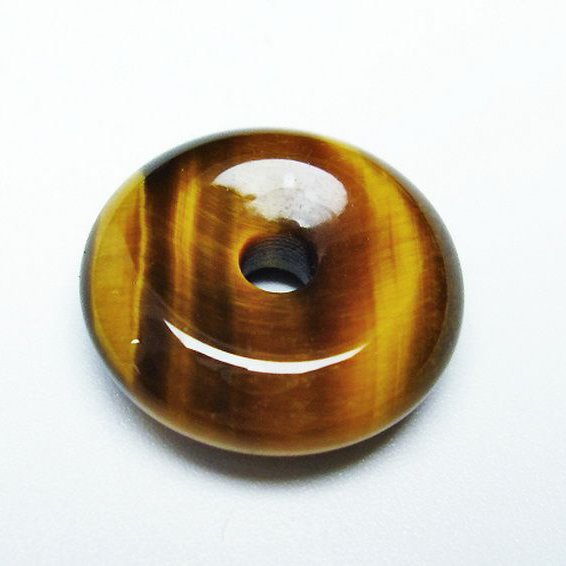 タイガーアイ※黄虎目石平安扣[T267-1010]