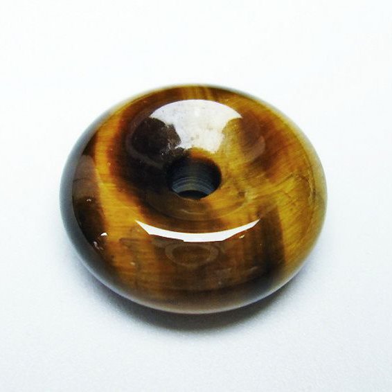 タイガーアイ※黄虎目石平安扣[T267-1020]