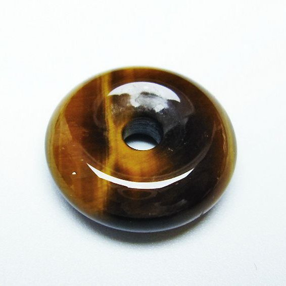 タイガーアイ※黄虎目石平安扣[T267-1022]