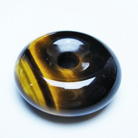 タイガーアイ※黄虎目石平安扣[T267-1056]