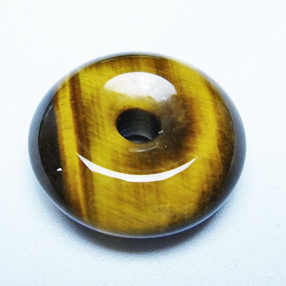 タイガーアイ※黄虎目石平安扣[T267-1063]