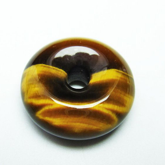 タイガーアイ※黄虎目石平安扣[T267-860]