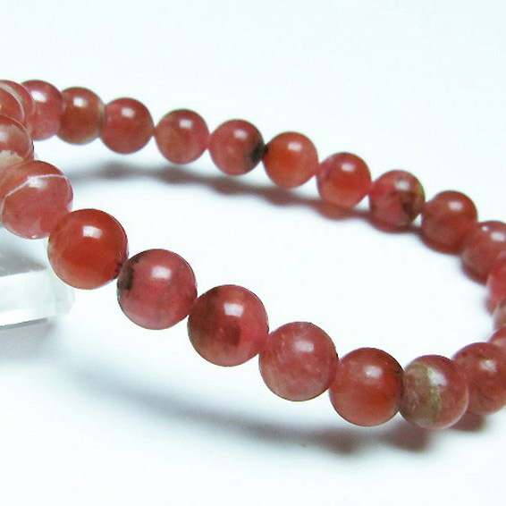 インカローズ(ロードクロサイト)ブレスレット8mm[T27-2468]