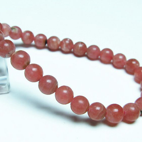 インカローズ(ロードクロサイト)ブレスレット7mm[T27-2489]