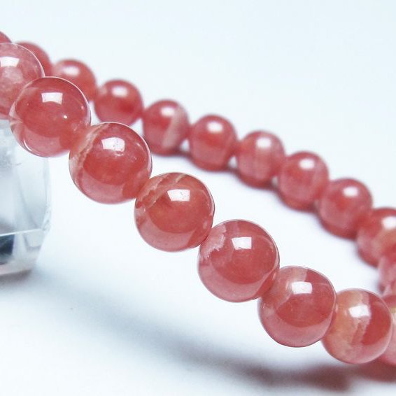 インカローズ(ロードクロサイト)ブレスレット 8mm [T27-2546]