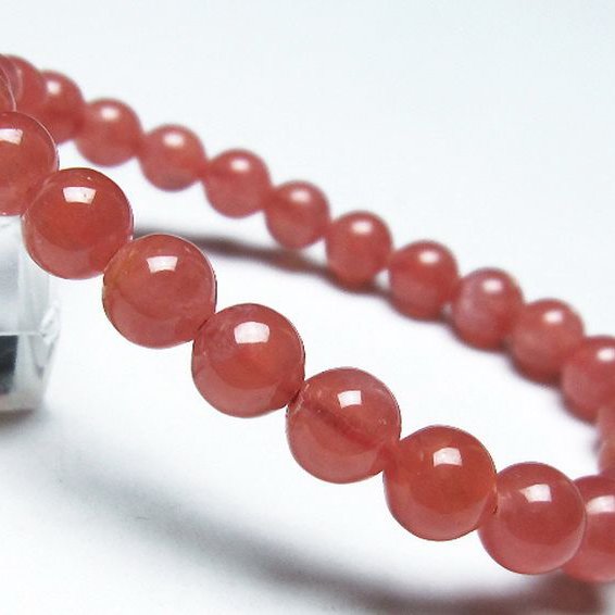 インカローズ(ロードクロサイト)ブレスレット 7mm [T27-2553]