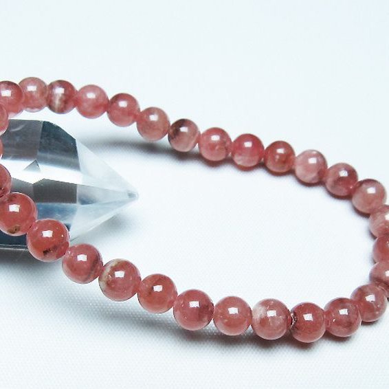 インカローズ(ロードクロサイト)ブレスレット 7mm [T27-2676]