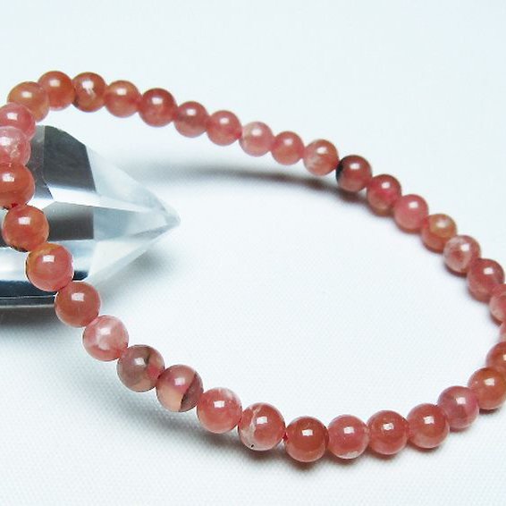 インカローズ(ロードクロサイト)ブレスレット 5mm [T27-2723]