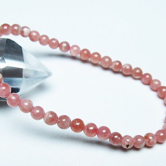 インカローズ(ロードクロサイト)ブレスレット 5mm [T27-2738]