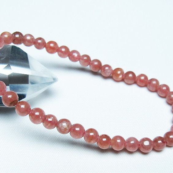 インカローズ(ロードクロサイト)ブレスレット 5mm [T27-2760]