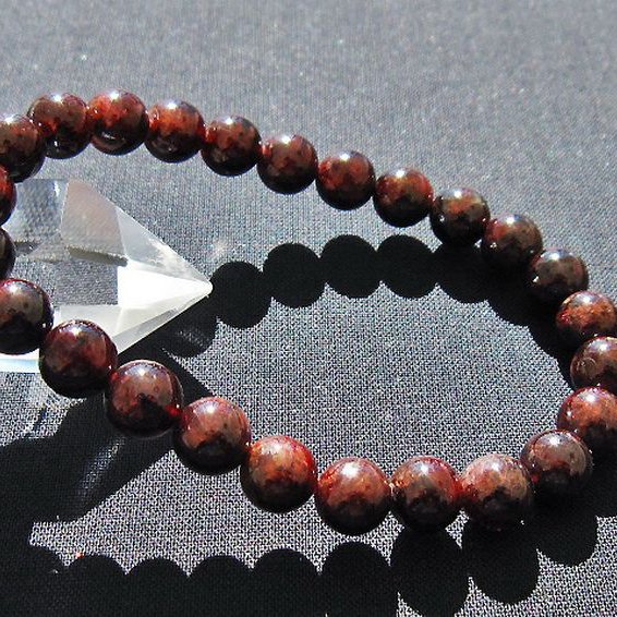 ガーネットブレスレット 8mm [T271-3064]