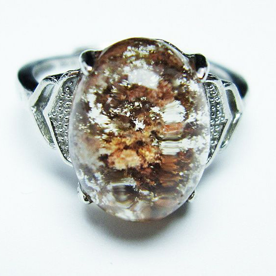 ガーデン （庭園） 水晶 指輪 リング(15号)[T272-2521]