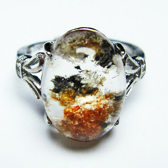 ガーデン （庭園） 水晶 指輪 リング(14号)[T272-2681]