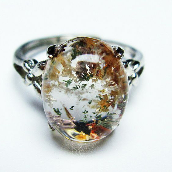 ガーデン （庭園） 水晶 指輪 リング(12号)[T272-2685]