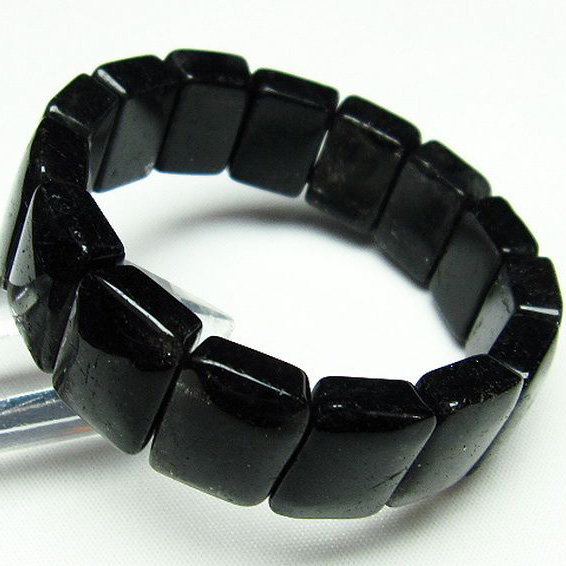 ブラックルチルクォーツバングル[T274-1729]