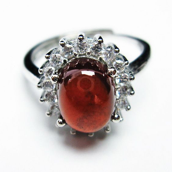 ガーネット指輪(12号)[T275-20977]