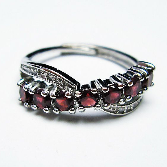 ガーネット指輪(15号)[T275-21326]