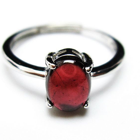 パワーストーン 天然石 キャンディピンク ガーネット 指輪(15号)[T275-21717]