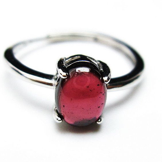 パワーストーン 天然石 キャンディピンク ガーネット 指輪(14号)[T275-21721]