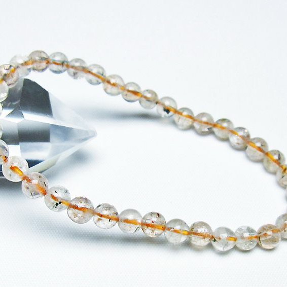 アフリカンストロベリークォーツブレスレット 5mm [T276-2442]