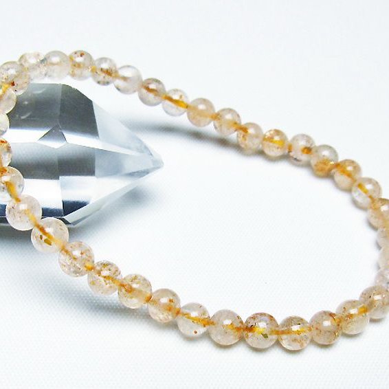 アフリカンストロベリークォーツブレスレット 5mm [T276-2461]