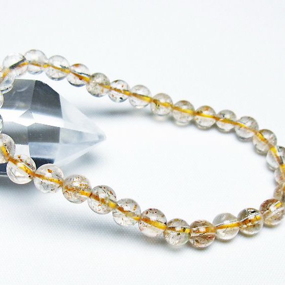 アフリカンストロベリークォーツブレスレット 6mm [T276-2520]