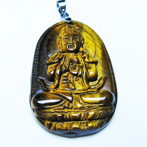 タイガーアイ ※黄虎目石 ペンダント[T277-1162]