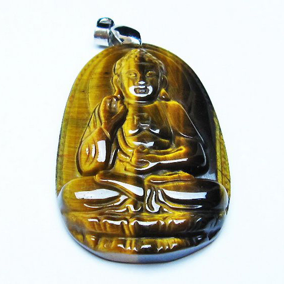 タイガーアイ ※黄虎目石 ペンダント[T277-1183]