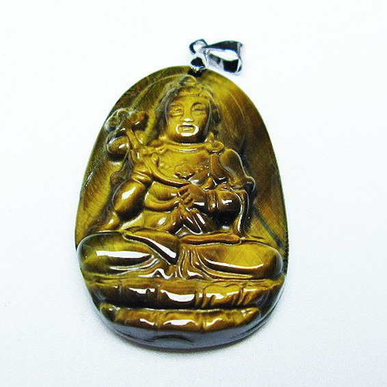 タイガーアイ ※黄虎目石 ペンダント[T277-1314]