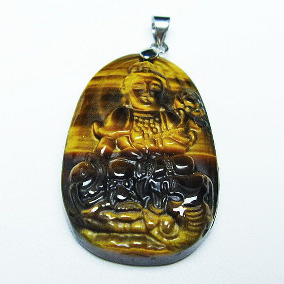 タイガーアイ ※黄虎目石 ペンダント[T277-1327]