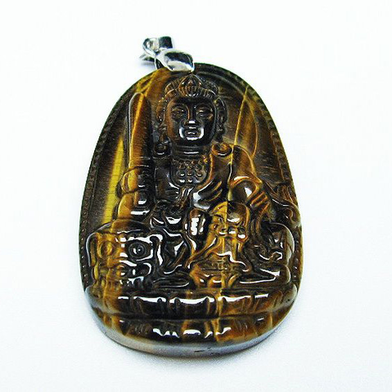 タイガーアイ ※黄虎目石 ペンダント[T277-1349]