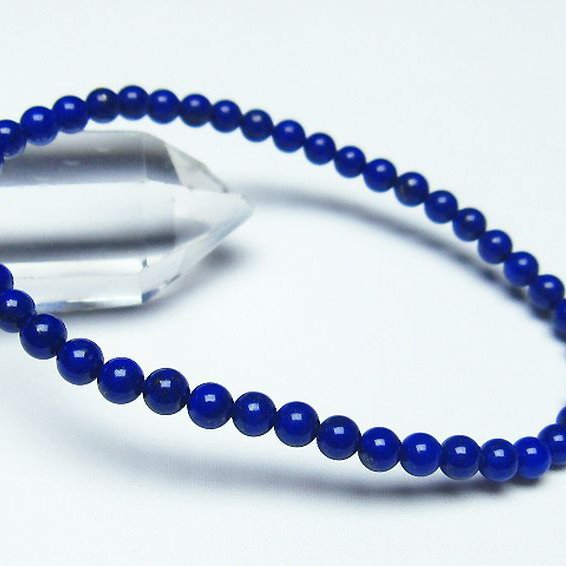 ラピスラズリブレスレット 4mm [t28-12261]