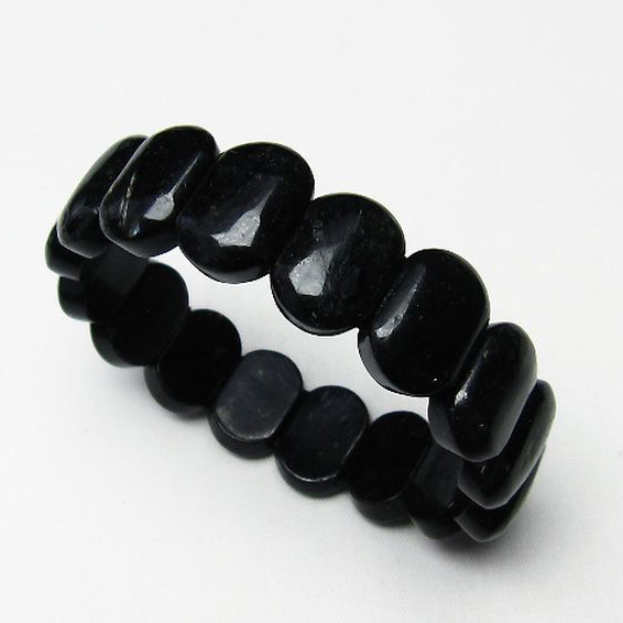 グロコフェン 藍閃石 バングル[T281-1569]