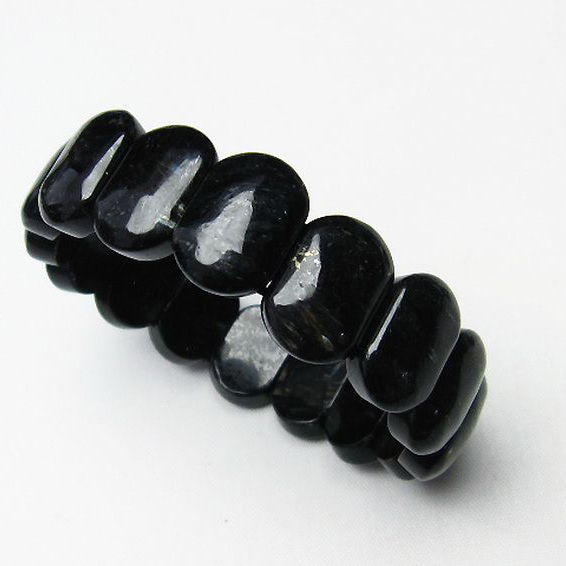 グロコフェン 藍閃石 バングル[T281-1581]