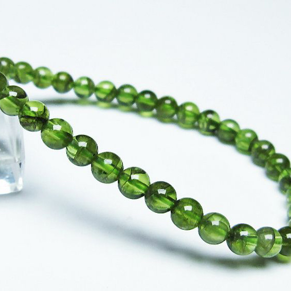 パワーストーン 天然石 ペリドットブレスレット5mm[T283-10003]