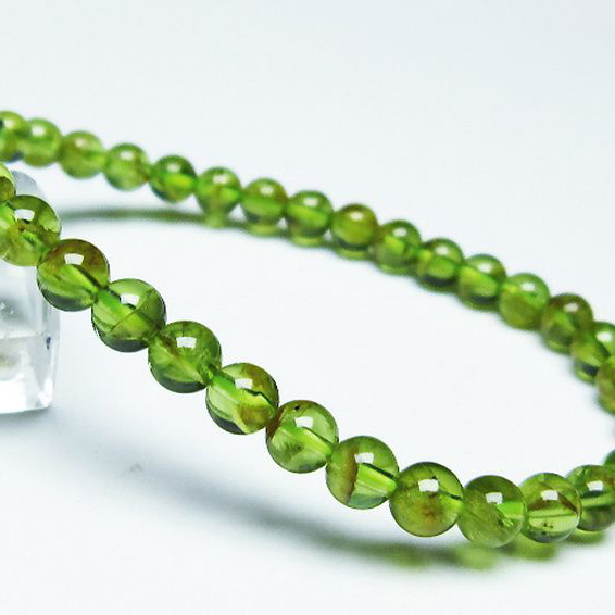 パワーストーン 天然石 ペリドットブレスレット5mm[T283-10006]