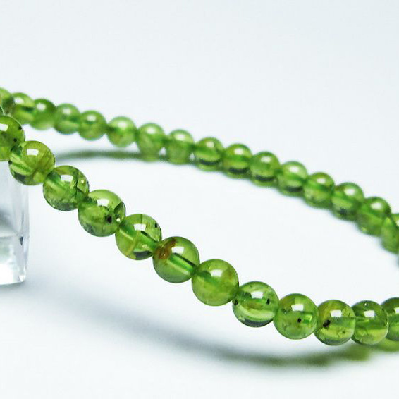 パワーストーン 天然石 ペリドットブレスレット5mm[T283-10013]