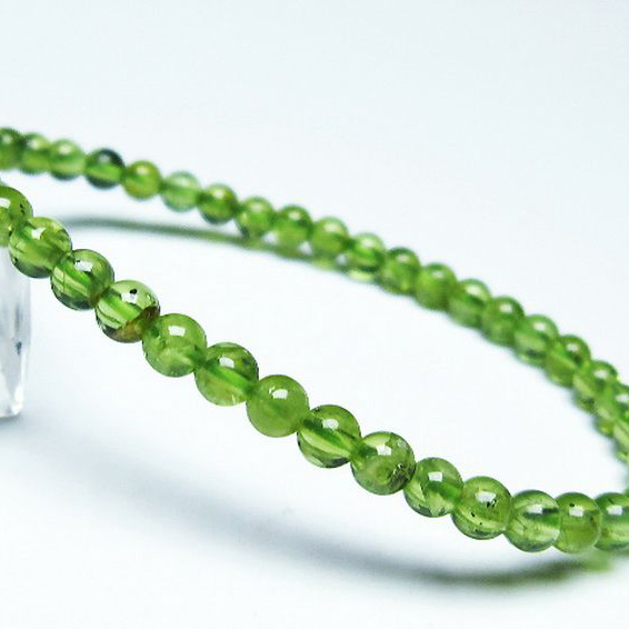 パワーストーン 天然石 ペリドットブレスレット5mm[T283-10017]