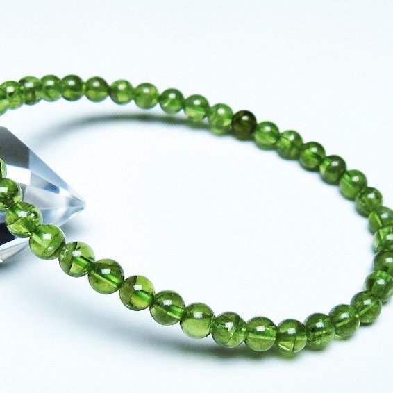 ペリドットブレスレット 5mm [T283-10729]