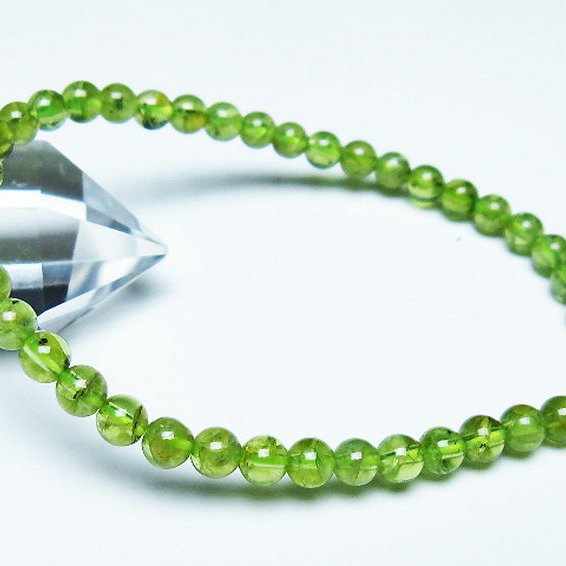 ペリドットブレスレット 5mm [T283-10735]