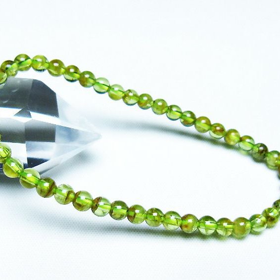 ペリドットブレスレット 4mm [T283-10812]