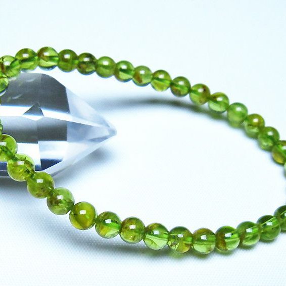 ペリドットブレスレット 5mm [t283-11111]
