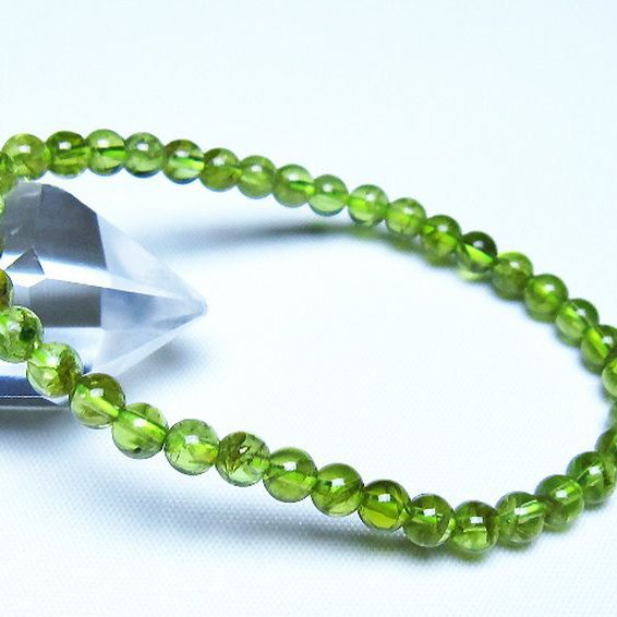 ペリドットブレスレット 5mm [t283-11117]
