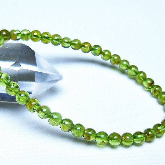 ペリドットブレスレット 5mm [t283-11138]