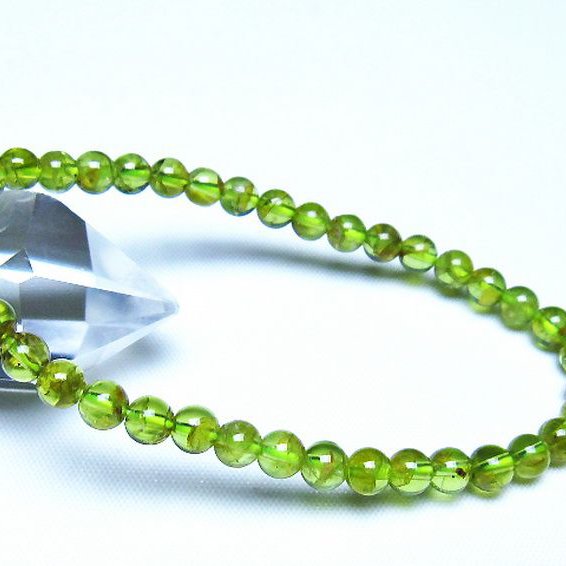ペリドットブレスレット 5mm [t283-11142]
