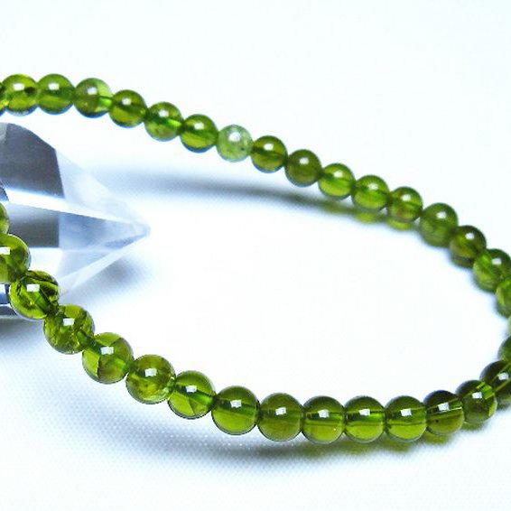 ペリドットブレスレット 5mm [t283-11148]
