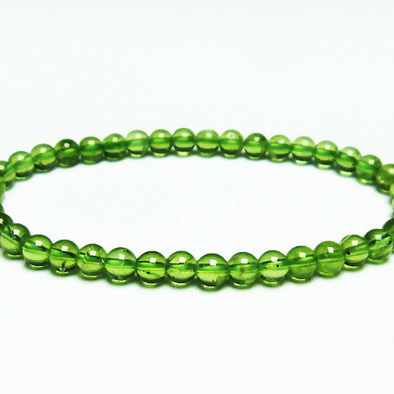 ペリドットブレスレット5mm[T283-8986]