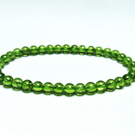 ペリドットブレスレット5mm[T283-9037]