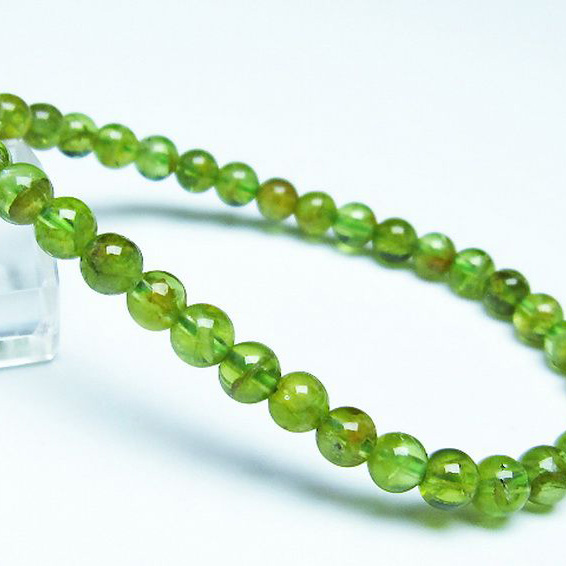 パワーストーン 天然石 ペリドットブレスレット5mm[T283-9652]