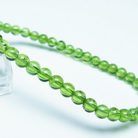パワーストーン 天然石 ペリドットブレスレット5mm[T283-9775]